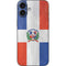 Dominican Republic Flag Distressed iPhone 16 Plus Skin