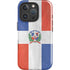 Dominican Republic Flag Distressed iPhone 16 Pro Impact Case