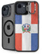 Dominican Republic Flag Distressed iPhone 16e Kickstand Case