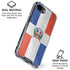 Dominican Republic Flag Distressed iPhone 16e Clear Case