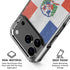 Dominican Republic Flag Distressed iPhone 18 Pro Clear Case