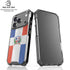 Dominican Republic Flag Distressed iPhone 18 Pro Clear Case