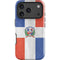 Dominican Republic Flag Distressed iPhone 18 Pro Impact Case