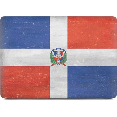 Dominican Republic Flag Distressed Apple MacBook Air Skin
