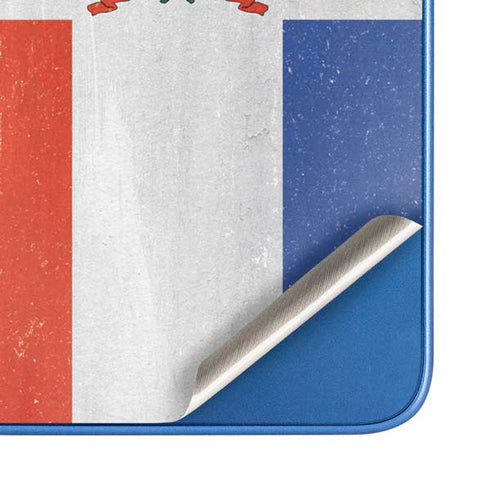 Dominican Republic Flag Distressed Moto G Play 4G (2024) Skin