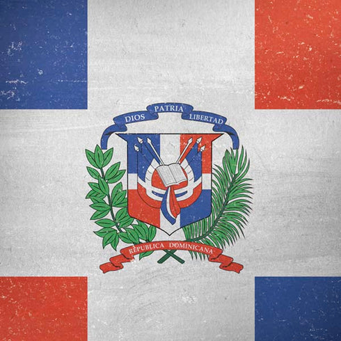 Dominican Republic Flag Distressed Moto G6 Skin