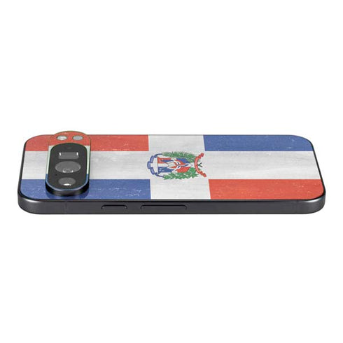 Dominican Republic Flag Distressed Pixel 9 Pro XL Skin