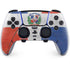 Dominican Republic Flag Distressed PS5 DualSense Edge Pro Controller Skin