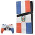 Dominican Republic Flag Distressed PS5 Pro Bundle Skin