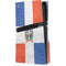 Dominican Republic Flag Distressed PS5 Pro Disk Console Skin