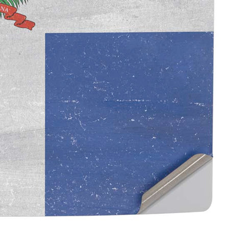 Dominican Republic Flag Distressed PS5 Pro Disk Console Skin