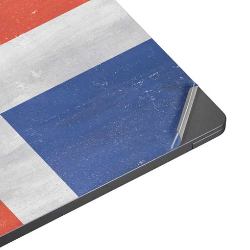 Dominican Republic Flag Distressed Surface Laptop 7 15in Skin