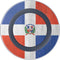 Dominican Republic Flag Distressed Wireless Charger Skin