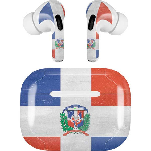 Dominican Republic Flag Faded AirPods Skins