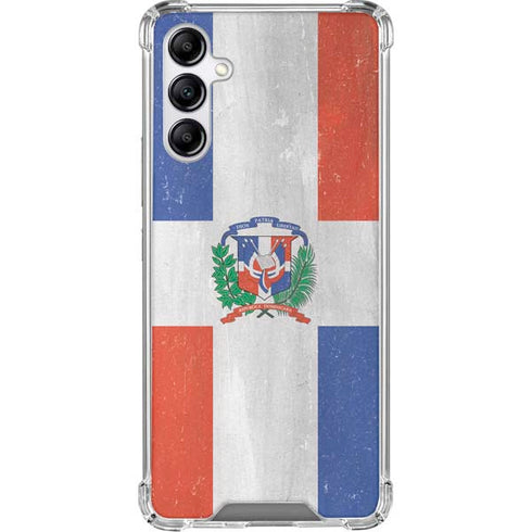 Dominican Republic Flag Faded Gabb Phone 4 Clear Case