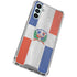 Dominican Republic Flag Faded Gabb Phone 4 Clear Case