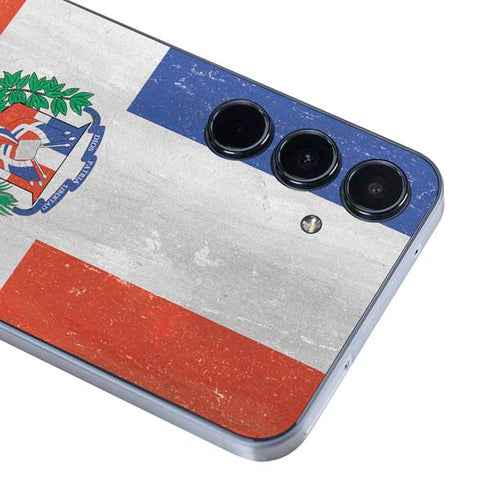 Dominican Republic Flag Faded Galaxy A35 5G Skin