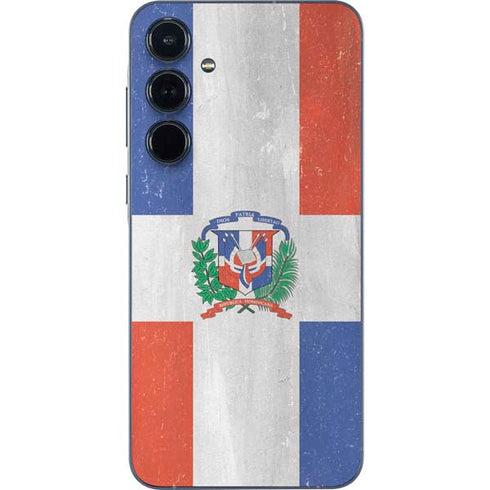 Dominican Republic Flag Faded Galaxy A36 5G Skin