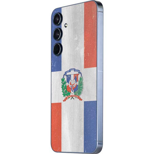 Dominican Republic Flag Faded Galaxy A36 5G Skin
