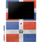 Dominican Republic Flag Faded Galaxy Book 12in Skin