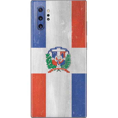 Dominican Republic Flag Faded Galaxy Note 10 Plus Skin