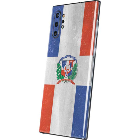 Dominican Republic Flag Faded Galaxy Note 10 Plus Skin