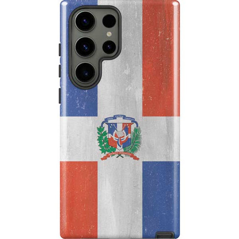 Dominican Republic Flag Faded Galaxy S23 Ultra Pro Case