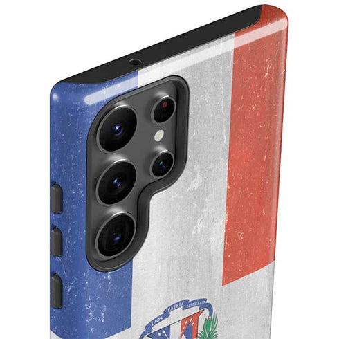 Dominican Republic Flag Faded Galaxy S23 Ultra Pro Case