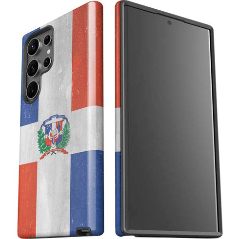 Dominican Republic Flag Faded Galaxy S23 Ultra Pro Case