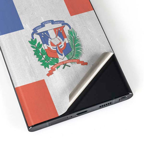 Dominican Republic Flag Faded Galaxy Skins