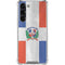 Dominican Republic Flag Faded Galaxy S24 FE Clear Case