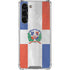 Dominican Republic Flag Faded Galaxy S24 FE Clear Case