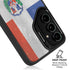 Dominican Republic Flag Faded Galaxy S25 Kickstand Case
