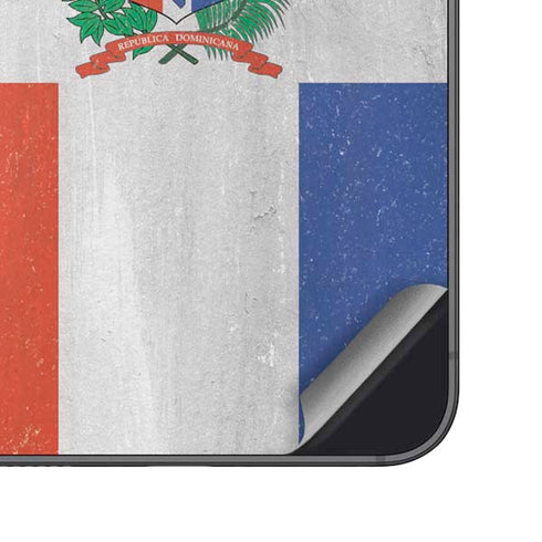 Dominican Republic Flag Faded Galaxy S24 Skin