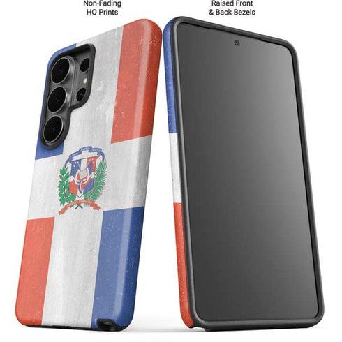 Dominican Republic Flag Faded Galaxy S26 Ultra Impact Case