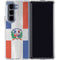 Dominican Republic Flag Faded Galaxy Z Fold5 5G Clear Case
