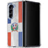 Dominican Republic Flag Faded Galaxy Z Fold5 5G Clear Case