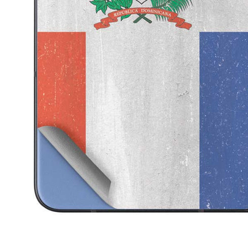 Dominican Republic Flag Faded Galaxy Z Fold5 5G Skin