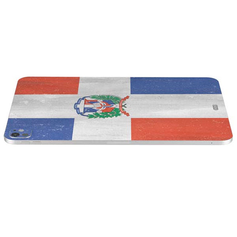 Dominican Republic Flag Faded iPad Pro 13in M4 (2024) Skin