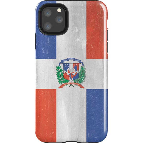 Dominican Republic Flag Faded iPhone Cases