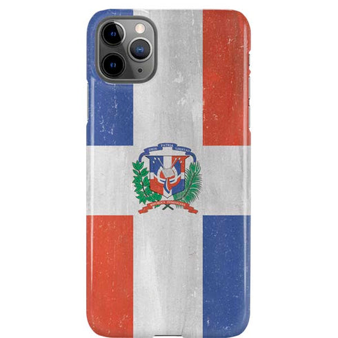 Dominican Republic Flag Faded iPhone Cases
