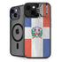Dominican Republic Flag Faded iPhone 14 Kickstand Case