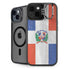 Dominican Republic Flag Faded iPhone 14 Plus Kickstand Case