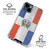 Dominican Republic Flag Faded iPhone 15 Clear Case