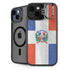 Dominican Republic Flag Faded iPhone 15 Kickstand Case