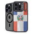 Dominican Republic Flag Faded iPhone 15 Pro Max Kickstand Case