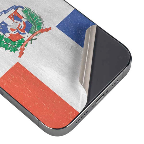 Dominican Republic Flag Faded iPhone 15 Pro Max Skin