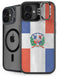 Dominican Republic Flag Faded iPhone 16 Plus Kickstand Case