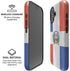 Dominican Republic Flag Faded iPhone 16 Plus Magsafe Impact Case