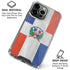 Dominican Republic Flag Faded iPhone 16 Pro Clear Case